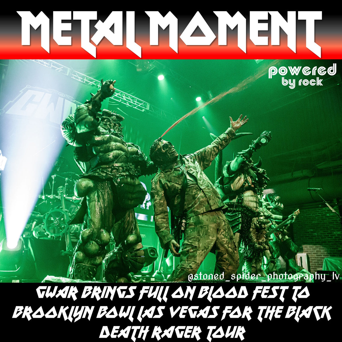 GWAR Brings Full On Blood Fest to Brooklyn Bowl Las Vegas for The Blac