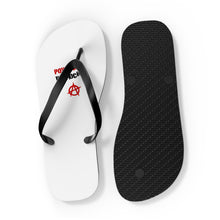 Load image into Gallery viewer, Powered By Rock Flip Flops - Punking Around Design