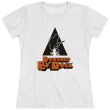 Load image into Gallery viewer, Powered By Rock Women's Tee - Just Like Clockwork Design
