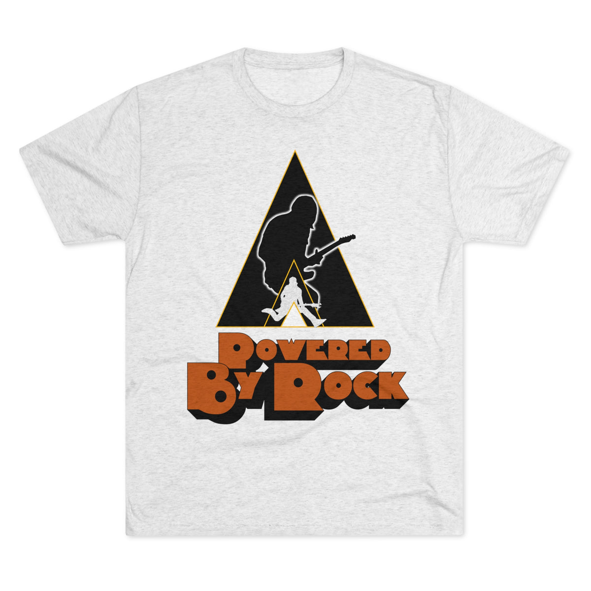 Powered By Rock Men's Tee - Just Like Clockwork Design