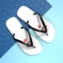 Load image into Gallery viewer, Powered By Rock Flip Flops - Punking Around Design