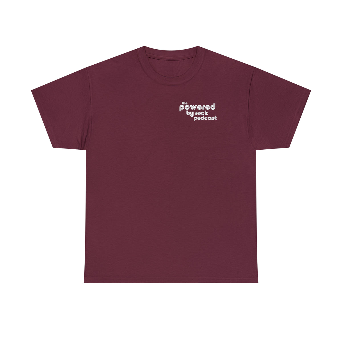 The Official Powered By Rock Podcast Unisex Heavy Cotton Tee