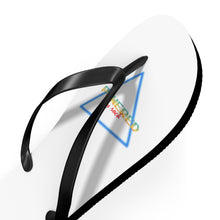 Load image into Gallery viewer, Powered By Rock Flip Flops - Rocking the Arcade Design