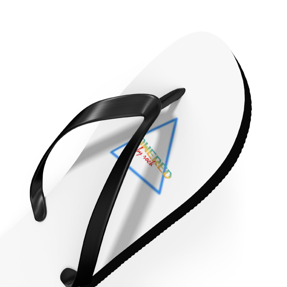 Powered By Rock Flip Flops - Rocking the Arcade Design