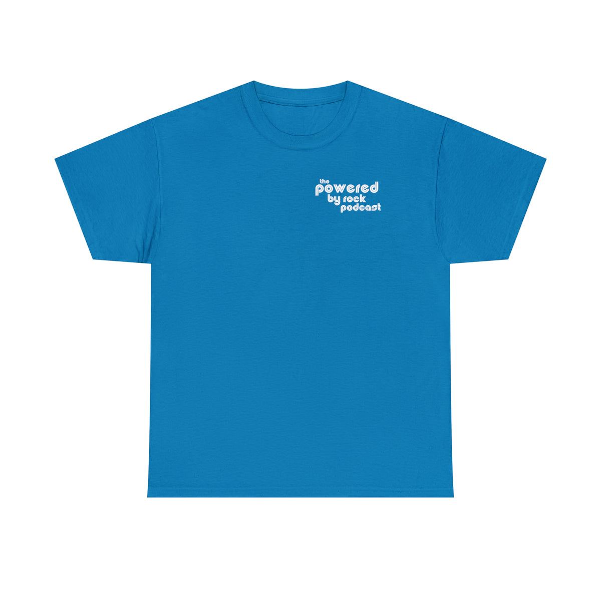 The Official Powered By Rock Podcast Unisex Heavy Cotton Tee