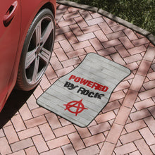 Load image into Gallery viewer, Powered By Rock Car Floor Mats - Punking Around Design - 1pc (available in front or rear sizes)