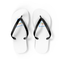 Load image into Gallery viewer, Powered By Rock Flip Flops - Rocking the Arcade Design