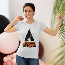 Load image into Gallery viewer, Powered By Rock Women's Tee - Just Like Clockwork Design
