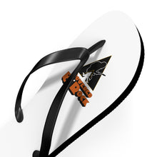 Load image into Gallery viewer, Powered By Rock Flip Flops - Just Like Clockwork Design