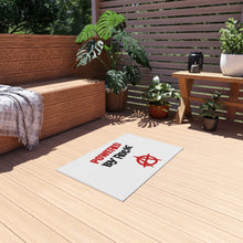 Load image into Gallery viewer, Powered By Rock Outdoor Rug - Punking Around Design