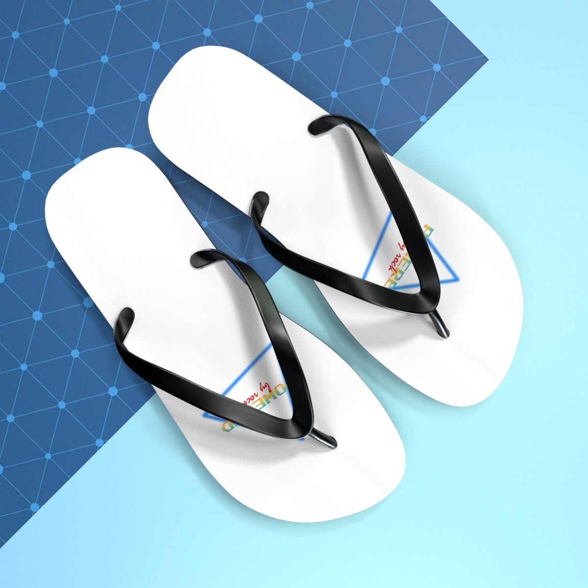 Powered By Rock Flip Flops - Rocking the Arcade Design