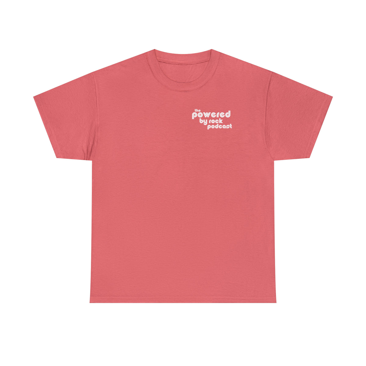 The Official Powered By Rock Podcast Unisex Heavy Cotton Tee