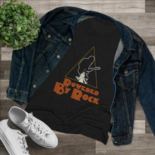 Load image into Gallery viewer, Powered By Rock Women's Tee - Just Like Clockwork Design