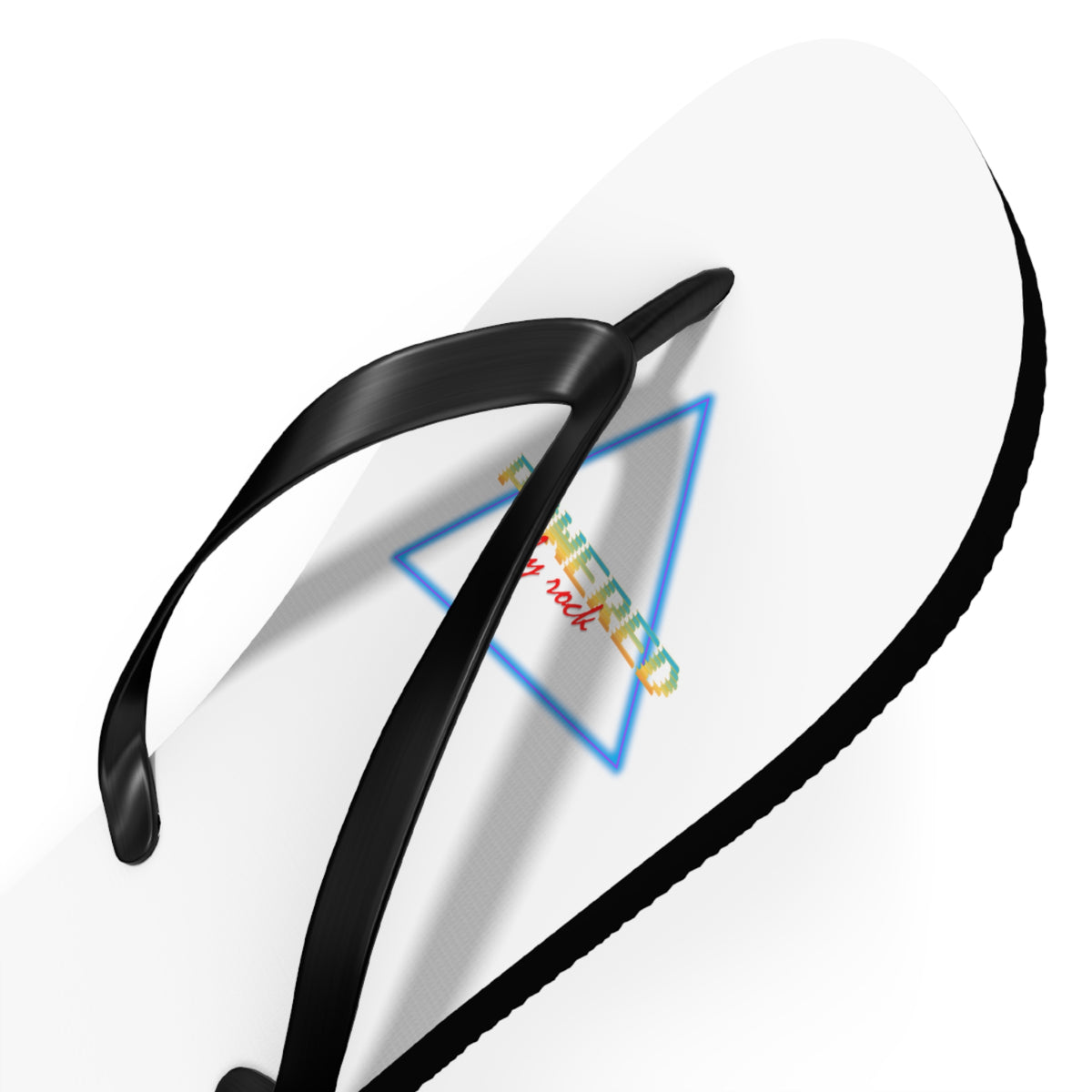 Powered By Rock Flip Flops - Rocking the Arcade Design