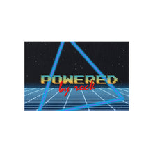 Load image into Gallery viewer, Powered By Rock Outdoor Rug - Rocking the Arcade Design