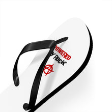 Load image into Gallery viewer, Powered By Rock Flip Flops - Punking Around Design