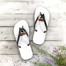Load image into Gallery viewer, Powered By Rock Flip Flops - Just Like Clockwork Design