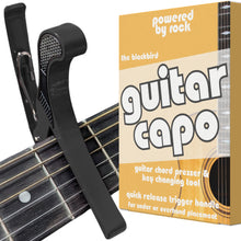 Load image into Gallery viewer, Blackbird Guitar Capo - Fits on All Guitars, Basses, and Most Other Stringed Instruments