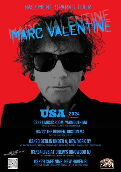 News Wire: (Full Album Advance Stream) UK Power Pop King MARC VALENTINE Playing Debut US shows March 21-29; New LP out 3/ 22