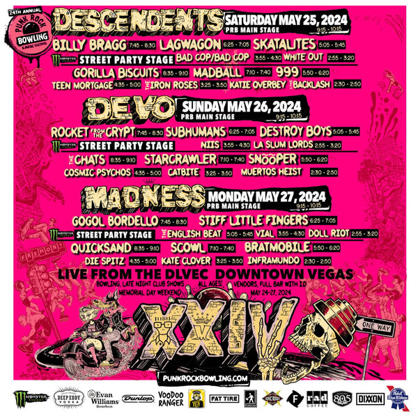 News Wire: Single Day Tickets & Set Times for Punk Rock Bowling Out Now!