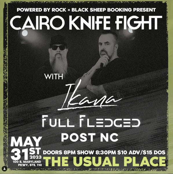 Cairo Knife Fight Headlines The Usual Place on May 31st