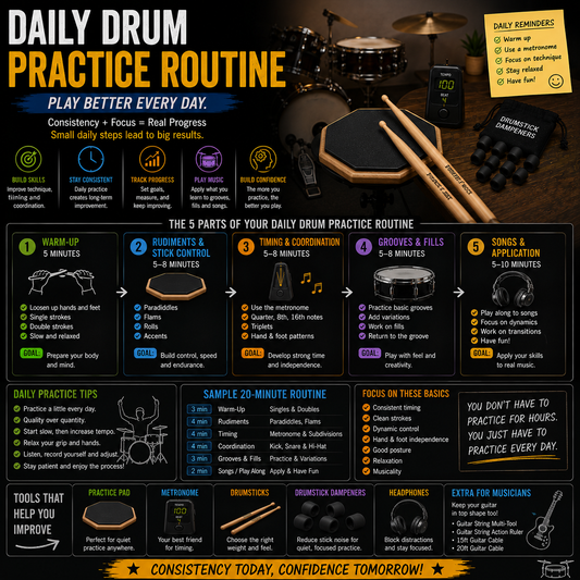 Daily Drum Practice Routine