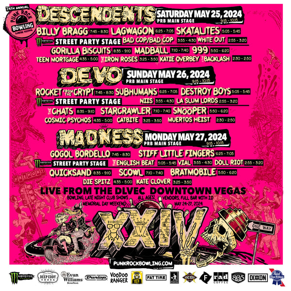 Punk Rock Bowling Coming Back to Downtown Las Vegas Events Center for Memorial Day Weekend 2024 - Some Helpful Words About the Festival