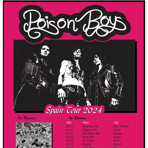 News Wire: Chicago Rock/Punk Trio POISON BOYS Announce Spain 2024 Tour (Feb 23-March 10); Latest release 'Headed for Disaster' compiles early 7”s, unreleased material and demos from 2014-2018