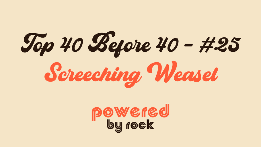Top 40 Before 40 Rock Artists - #25 - Screeching Weasel