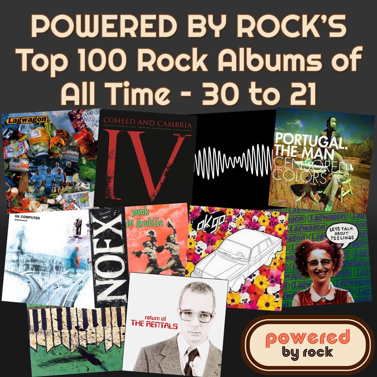 Top 100 Rock Albums of All Time - 30-21 – Powered By Rock