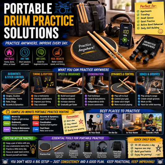 Portable Drum Practice Solutions