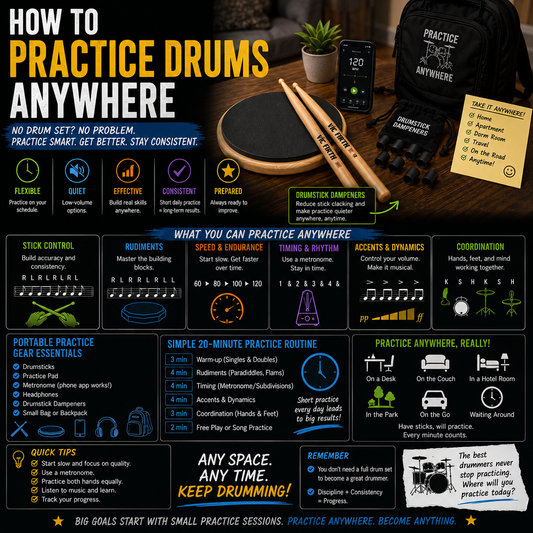 How To Practice Drums Anywhere