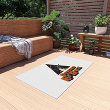 Load image into Gallery viewer, Powered By Rock Outdoor Rug - Just Like Clockwork Design
