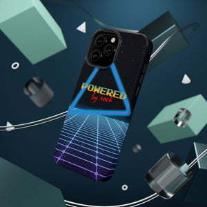 Powered By Rock Impact-Resistant Phone Cases - Rocking the Arcade Design