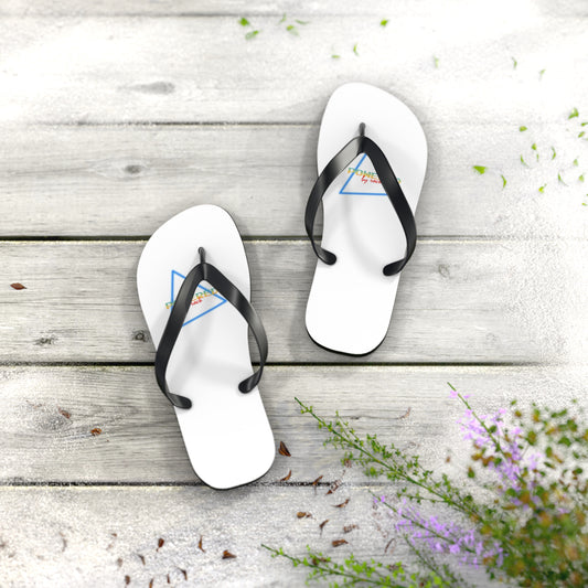 Powered By Rock Flip Flops - Rocking the Arcade Design
