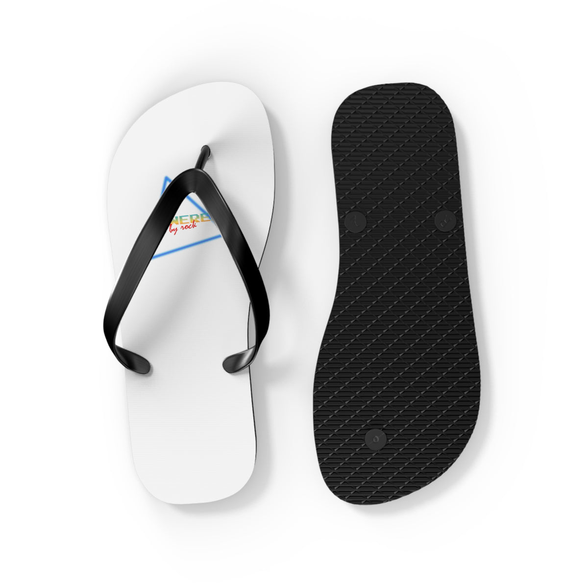 Powered By Rock Flip Flops - Rocking the Arcade Design