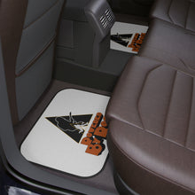 Load image into Gallery viewer, Powered By Rock Car Floor Mats - Just Like Clockwork Design - 1pc (available in front or rear sizes)
