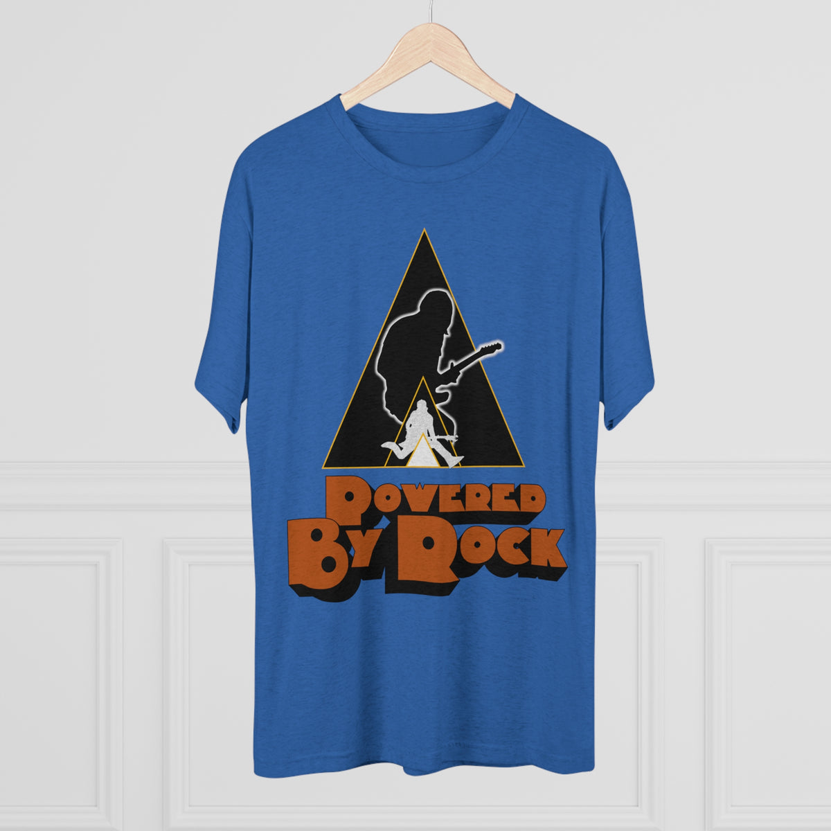 Powered By Rock Men's Tee - Just Like Clockwork Design