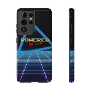 Powered By Rock Impact-Resistant Phone Cases - Rocking the Arcade Design