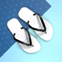 Load image into Gallery viewer, Powered By Rock Flip Flops - Rocking the Arcade Design
