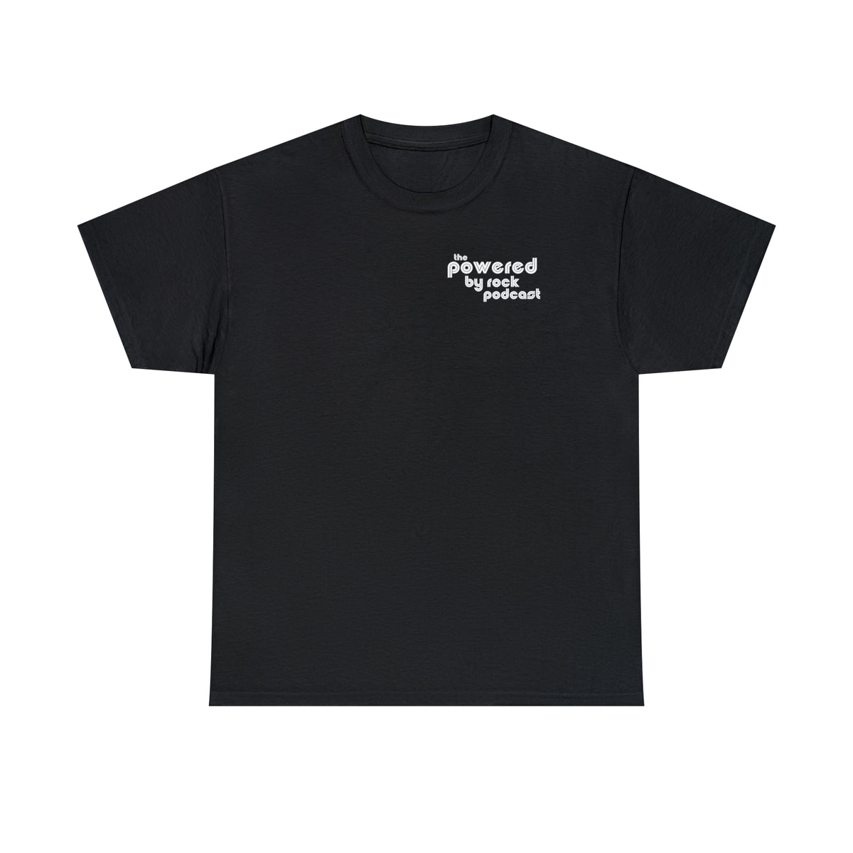 The Official Powered By Rock Podcast Unisex Heavy Cotton Tee
