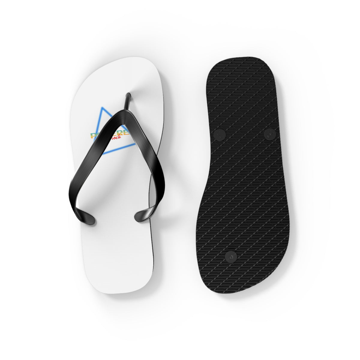 Powered By Rock Flip Flops - Rocking the Arcade Design
