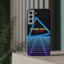 Load image into Gallery viewer, Powered By Rock Impact-Resistant Phone Cases - Rocking the Arcade Design
