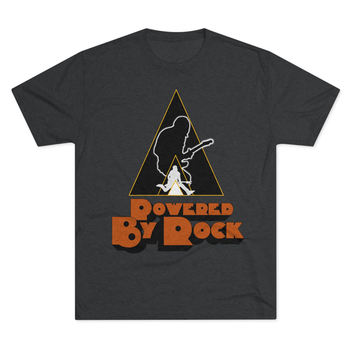 Powered By Rock Men's Tee - Just Like Clockwork Design