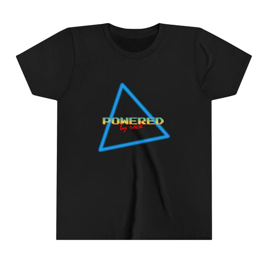 Powered By Rock Youth Short Sleeve T-Shirt - Rocking The Arcade Design