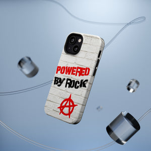 Powered By Rock Impact-Resistant Phone Cases - Punking Around Design