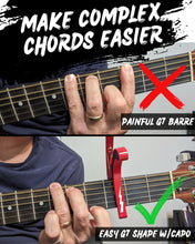 Load image into Gallery viewer, Blackbird Guitar Capo - Fits on All Guitars, Basses, and Most Other Stringed Instruments
